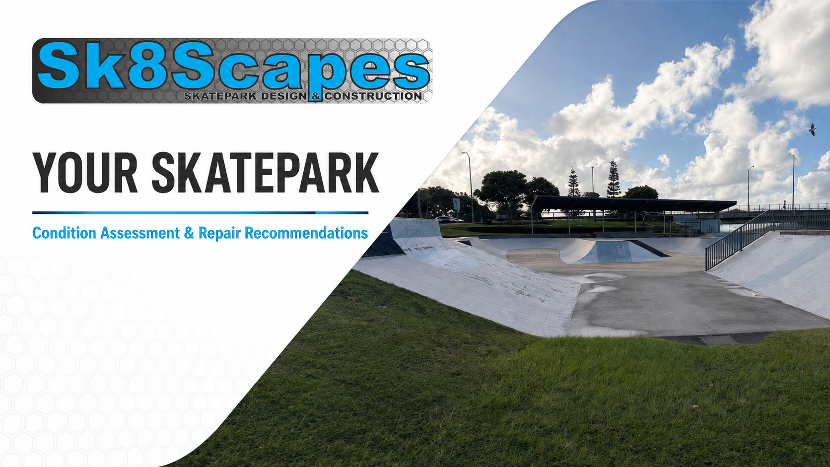 Sk8scapes condition assessment and repair recommendations report flyer